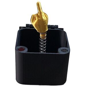 Middle Finger In A Box Pop up Box Gift Funny Surprise Prank Spoof Hand Adults
